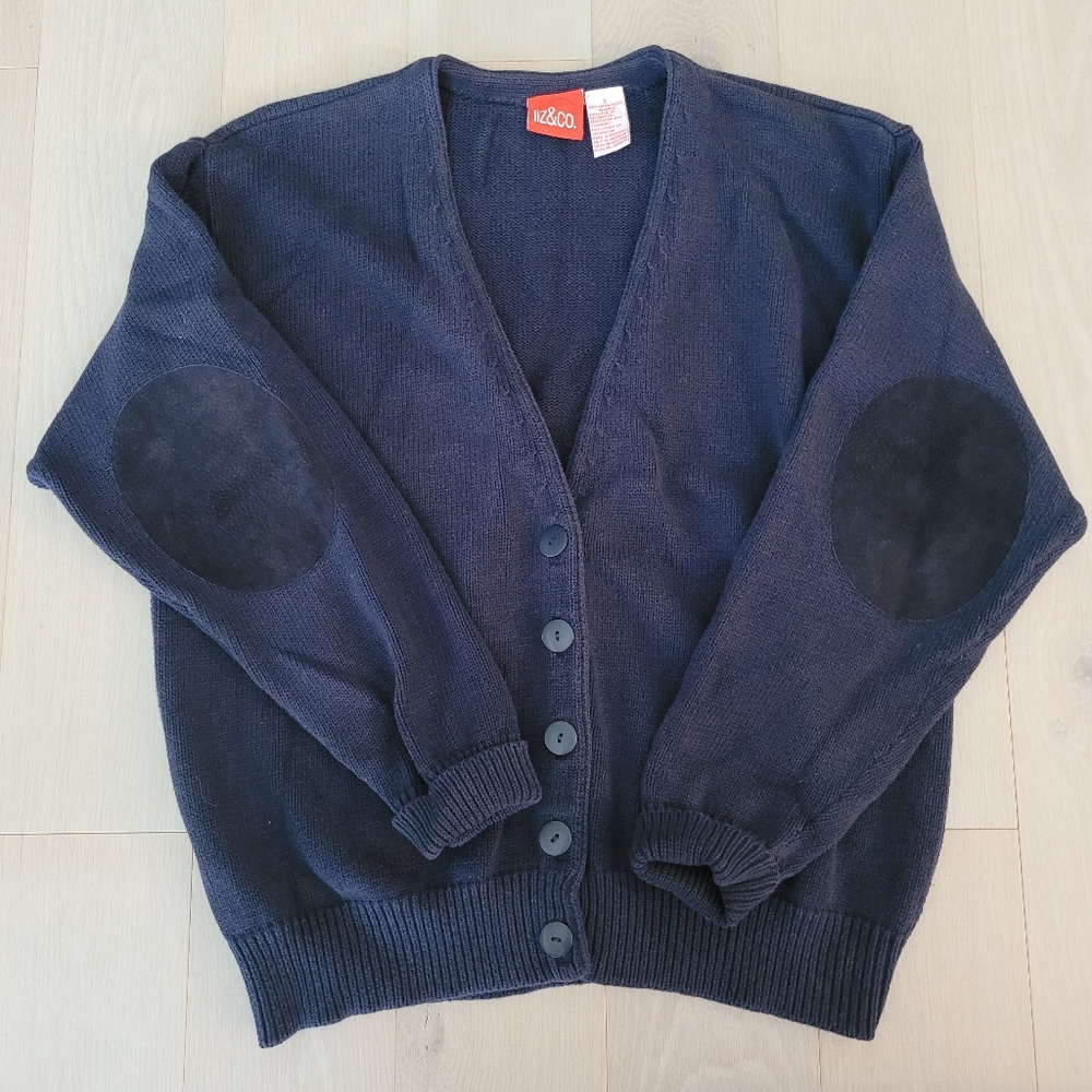 Liz Claiborne Women's Navy Cardigan